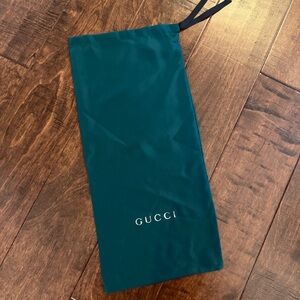 Gucci Teal Dust Bag